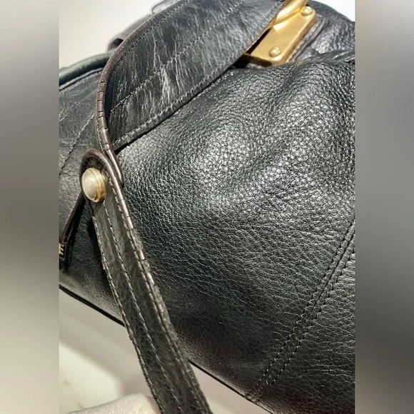 B. MAKOWSKY Large Black East/West Glove Leather Hobo Leopard Lining Bag
A93783 - Picture 8 of 17